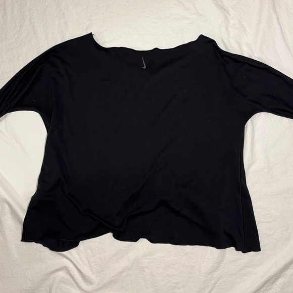 Nike Dri-Fit button up top, black - Picture 2 of 4
